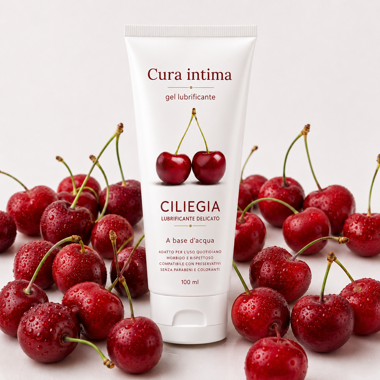 Gel lubrificante alla ciliegia a base d’acqua (100 ml)